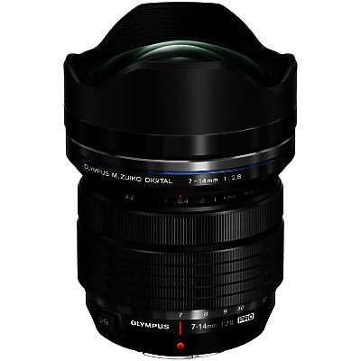 Olympus M.ZUIKO PRO Digital ED 7-14mm f2.8 Compact Ultra Wide Angle Zoom Lens